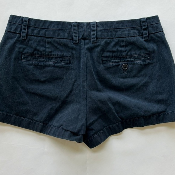 J.Crew Navy Chino Shorts Women’s Size 6 Classic Fit 100% Cotton Summer Style - Picture 4 of 5
